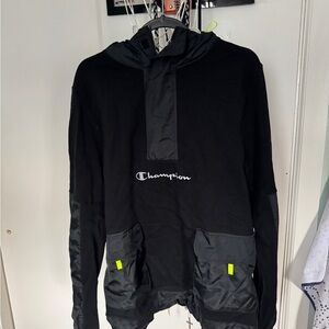 Champion Black Windbreaker Jacket